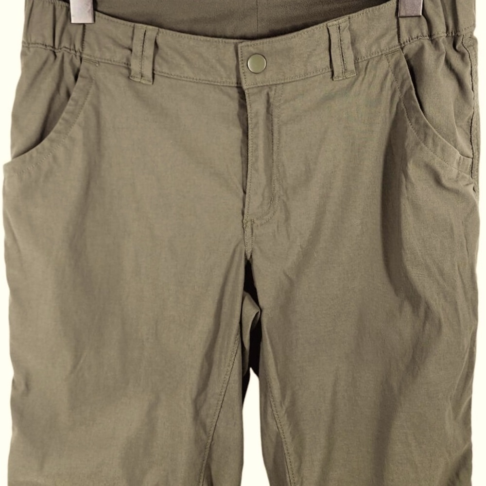 Duluth Trading Co Capri Pants Women's Size 10 Green Cropped Length